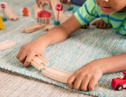 B.toys   -   Wood &amp; Wheels Wooden Train Set in a Bucket – Górska Kolejka