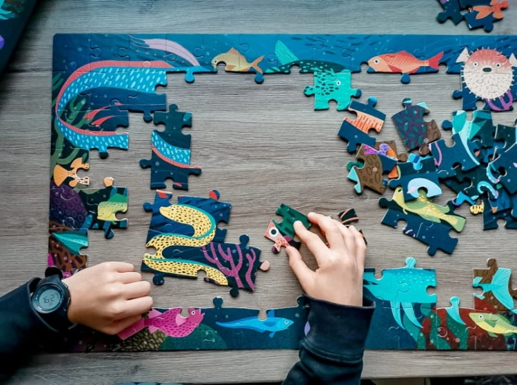 Apli Kids - Puzzle Świecące w Ciemności Apli Kids  -  Ocean 5+