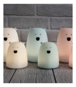 Rabbit &amp; Friends  -  Lampka Miś Duży Różowy z Pilotem