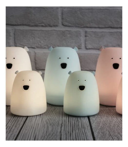 Rabbit &amp; Friends  -  Lampka Miś Duży Różowy z Pilotem