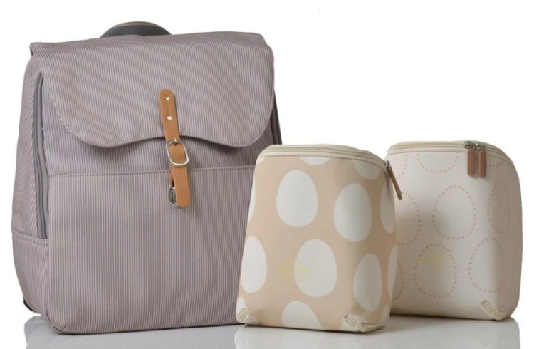 PACAPOD - Torba Dla Mamy Hastings, 3w1, Brązowe Prążki, Pacapod