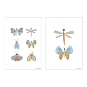 Little Dutch - Little Dutch Plakat Dwustronny a3  -  Motyle Pw11011000
