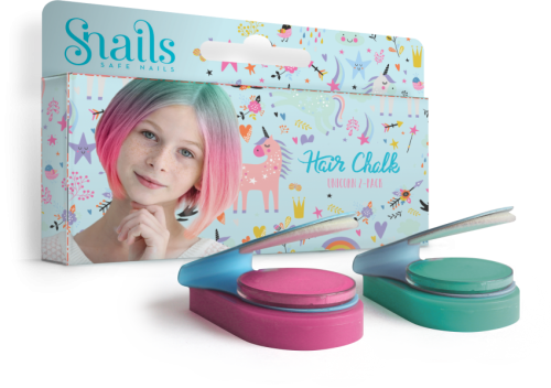 Snails - Zmywalne Kredy do Włosów Hair Chalk 2 Szt Snails  -  Unicorn