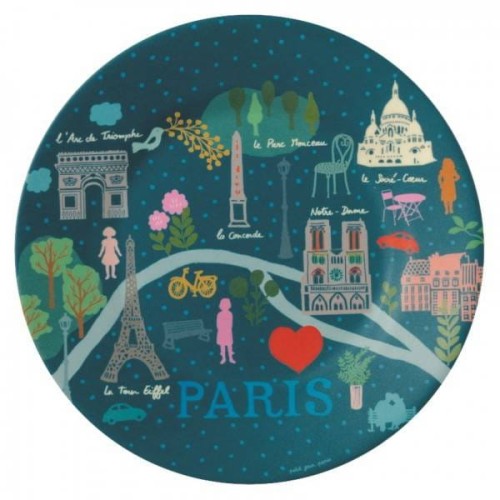 Petit Jour Paris® - Talerz Deserowy fi 20 cm Paryż Emilii | Petit Jour Paris®