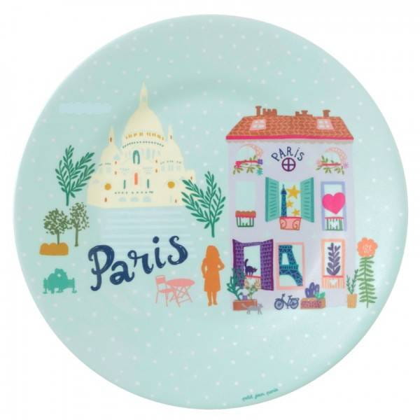 Petit Jour Paris® - Talerz Deserowy fi 20 cm Paryż Emilii | Petit Jour Paris®