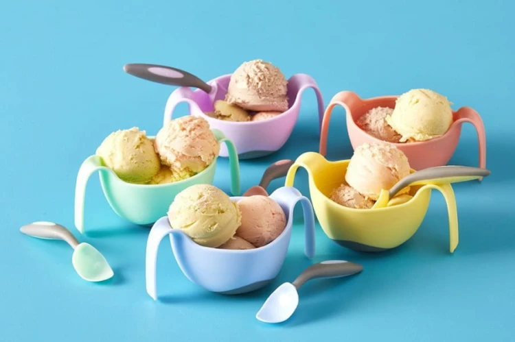 B.box - Pierwsze Sztućce Dla Niemowląt, Gelato Pistachio