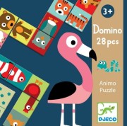 Djeco  -  Domino Puzzle  -  Zwierzęta Dj08165