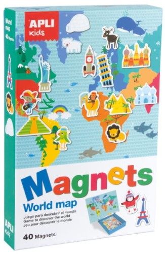 Apli Kids - Magnetyczna Układanka Apli Kids  -  Mapa Świata