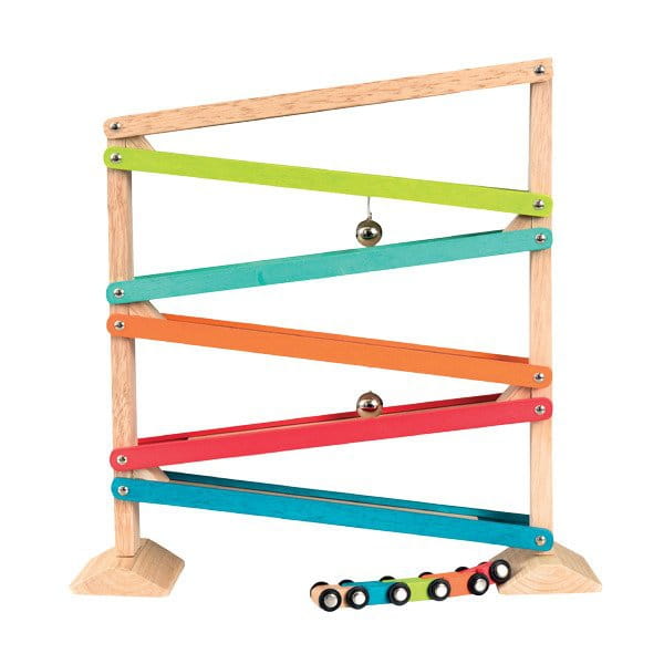 Egmont Toys® - Drewniana Zjeżdżalnia  -  5 Kolorów