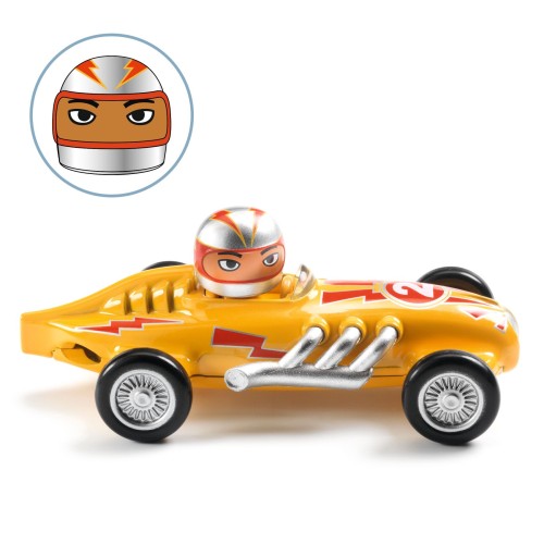 Autko CRAZY MOTORS - YELLOW SUPER SPEED DJ05454