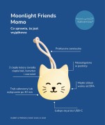 Moonlight Friends - Kot MOMO lampka do zawieszenia