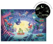 Puzzle świecące w ciemności STAW Z ŻABKAMI 689401