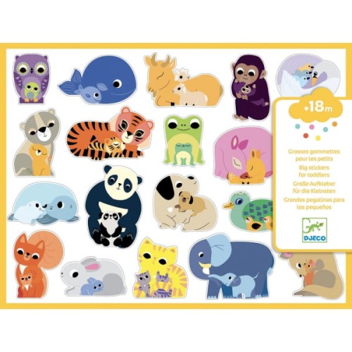 Djeco   -   Zestaw 120 Naklejek Mamy i Dzieci Dj09077