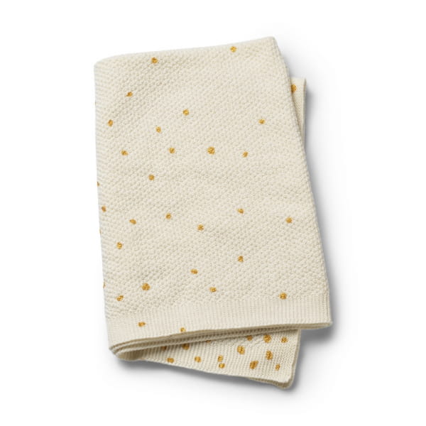 Elodie Details  -  Kocyk Dzianinowy Oeko - tex Gold Shimmer