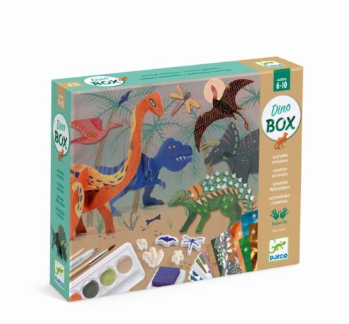 Djeco         -         Duży Zestaw Kreatywny  Świat Dinozaurów 6w1 Dj09331