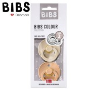 Bibs  -  2 - Pack m Vanilla &amp; Peach Smoczek Uspokajający Kauczuk Hevea