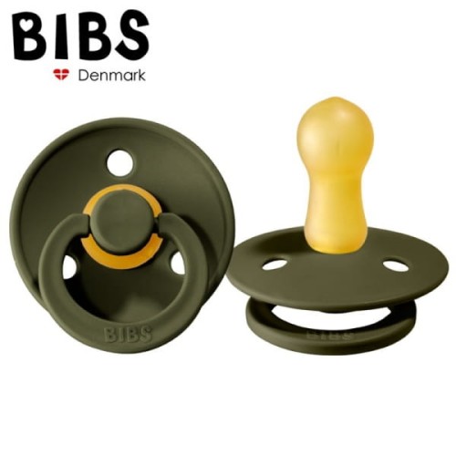 Bibs - Green Hunter m Smoczek Uspokajający Kauczuk Hevea