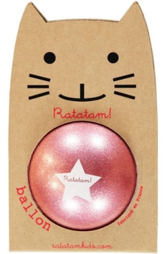 Ratatam - Piłka Mała 15 cm Glitter Pink
