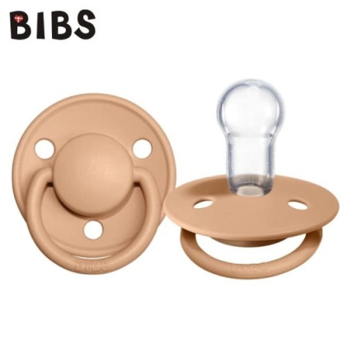 BIBS - Bibs de Lux Peach One Size Smoczek Uspokajający Silikonowy