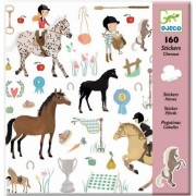 Djeco  -  Zestaw Naklejek 160 Sztuk Konie Dj08881