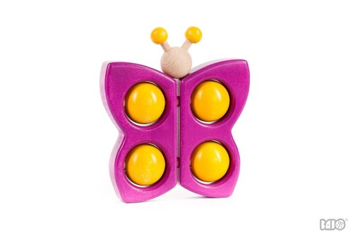 Bajo  -  Grzechotka Motyl Fioletowy 12410v