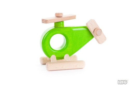 Bajo  -  Drewniany Zielony Helikopter 45410g