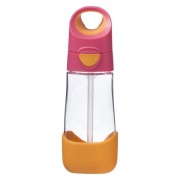 B.box  -  Tritanowa Butelka ze Słomką 450 ml  -  Strawberry Shake