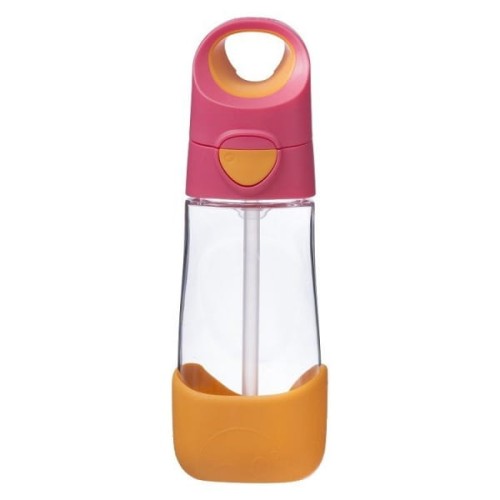 B.box  -  Tritanowa Butelka ze Słomką 450 ml  -  Strawberry Shake