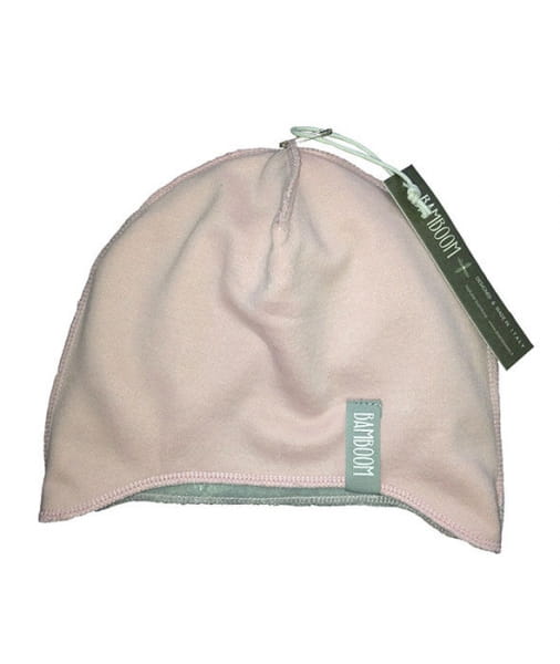 Bamboom  -  Czapeczka Ocieplana Bambus Organiczny Różowa 0 - 3m