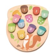 tender leaf toys - Drewniana Zabawka  -  Wiewiórka i Liczenie Żołędzi, Tender Leaf Toys