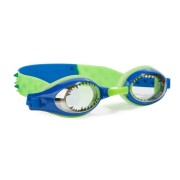 BLING2O - Okulary do Pływania Aqua2ude, Royal Blue Shark With Teeth, Żarłacz Błękitny, Bling2o