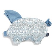La Millou   -   Velvet Collection  -  Podusia Sleepy Pig  -  Blue Cranes  -  Denim