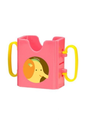 INNOBABY - Uchwyt na Soczek w Kartoniku, Różowy Słoń, Innobaby