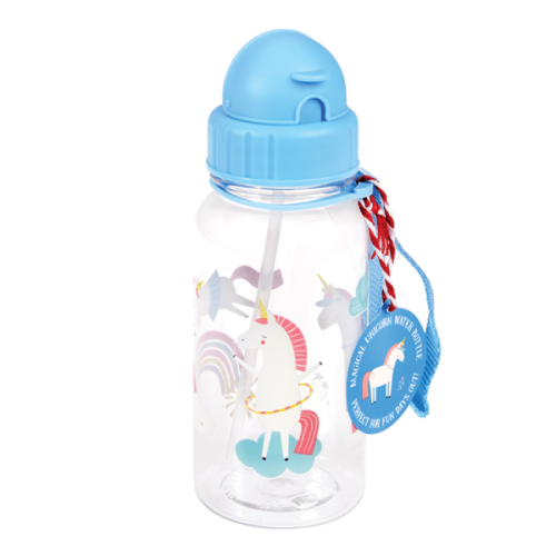 Rex London - Bidon ze Słomką 500 Ml, Magiczny Jednorożec