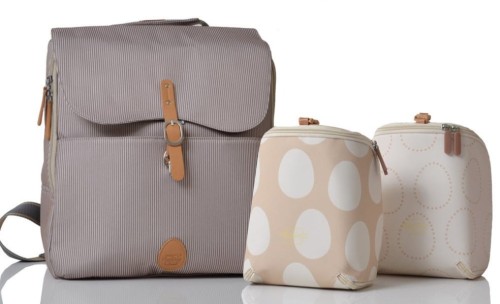 PACAPOD - Torba Dla Mamy Hastings, 3w1, Brązowe Prążki, Pacapod