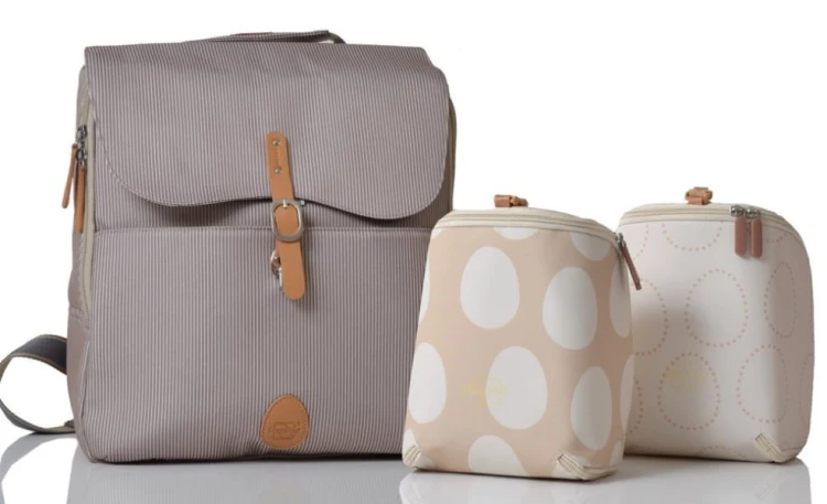 PACAPOD - Torba Dla Mamy Hastings, 3w1, Brązowe Prążki, Pacapod