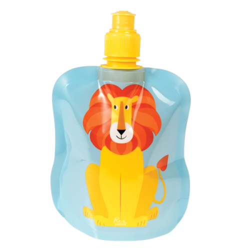 REX LONDON - Bidon Zwijalny na Wodę 200 Ml, Lew Charlie, Rex London