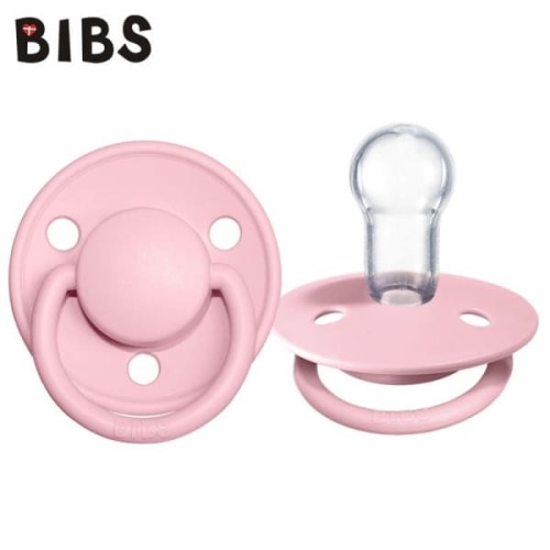 BIBS - Bibs de Lux Baby Pink One Size Smoczek Uspokajający Silikonowy