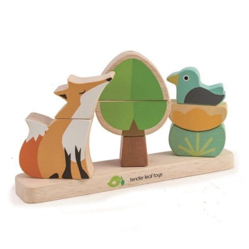 tender leaf toys - Magnetyczna Układanka  -  Lis, Tender Leaf Toys