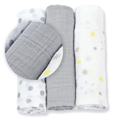 Lulujo  -  Mini Pieluszki Calming Grey