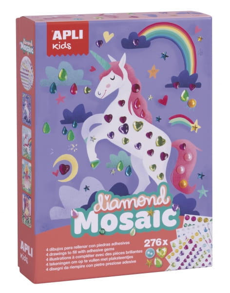Apli Kids - Zestaw Artystyczny Diamentowa Mozaika Apli Kids
