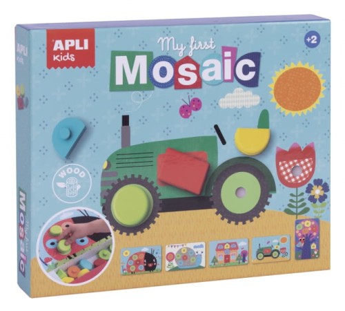Apli Kids - Moja Pierwsza Drewniana Mozaika Apli Kids