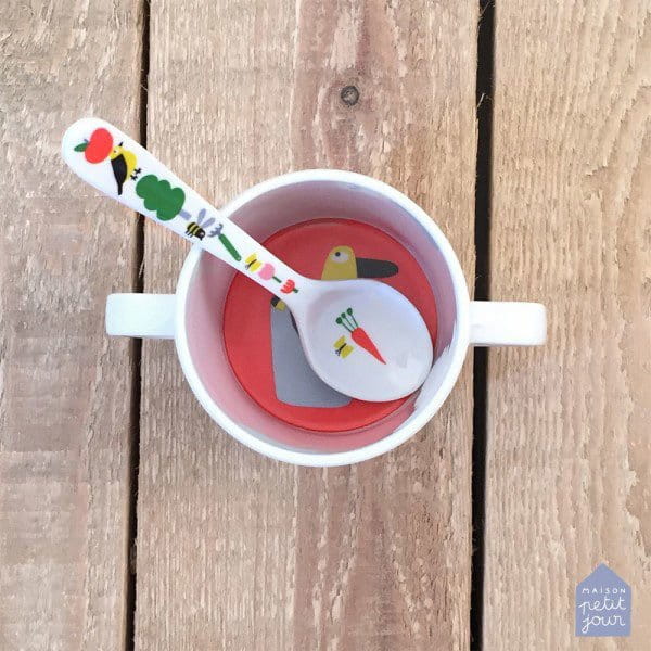 Maison Petit Jour® - Łyżka Melaminowa Dla Dzieci, Seria Wiejska Sielanka | Maison Petit Jour®