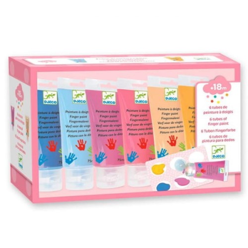 Djeco   -   Farby do Malowania Palcami w Tubkach Sweet Dj09000