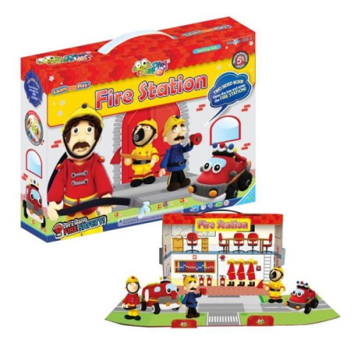 JumpingClay - Jumping Clay | Zestaw Kreatywny Miasto  -  Straż Pożarna