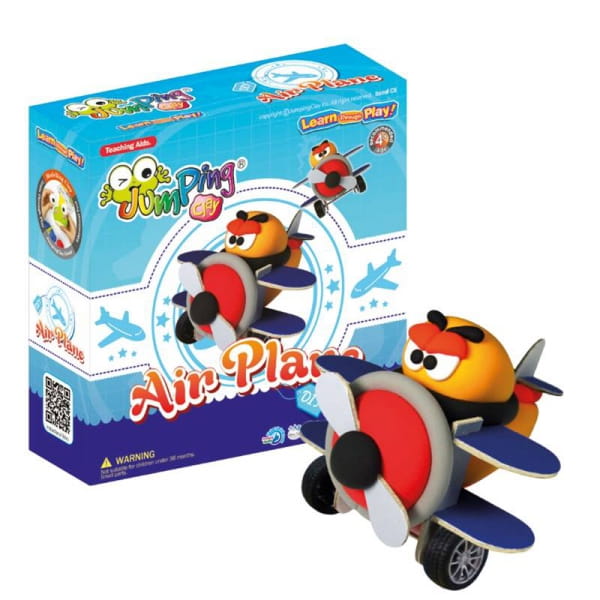 JumpingClay - Jumping Clay | Zestaw Kreatywny Samolot