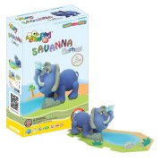 JumpingClay - Jumping Clay | Zestaw Kreatywny Sawanna  -  Słoń