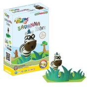 JumpingClay - Jumping Clay | Zestaw Kreatywny Sawanna  -  Zebra