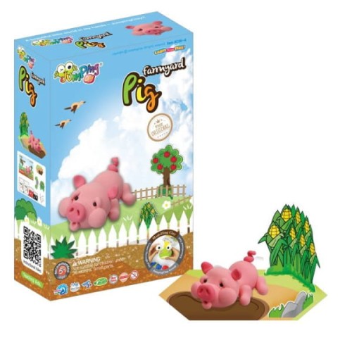 JumpingClay - Jumping Clay | Zestaw Kreatywny Farma  -  Świnka