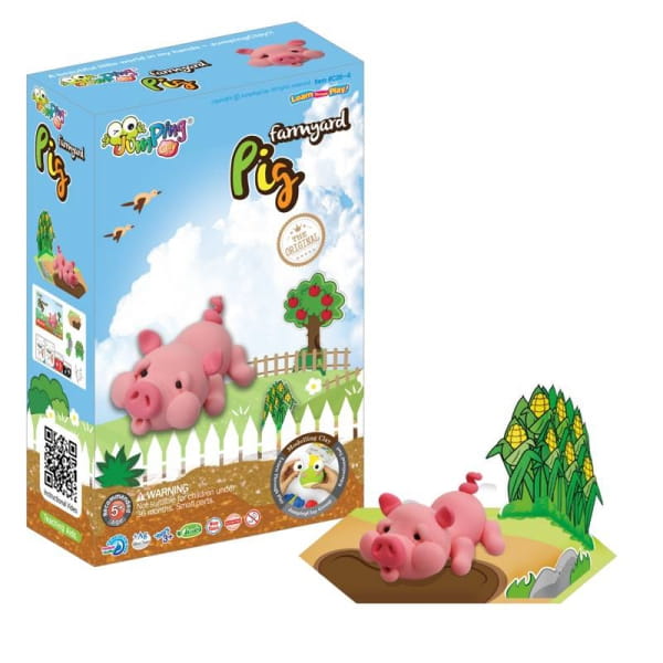 JumpingClay - Jumping Clay | Zestaw Kreatywny Farma  -  Świnka